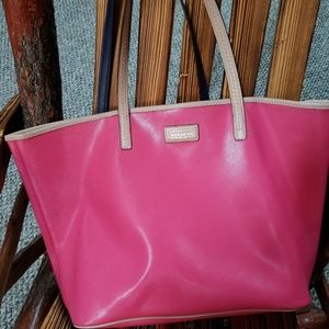 Pink Coach tote